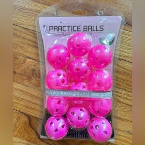 Masters Airflow Practice Balls - Pink (12 Pack)